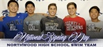 2017 NATIONAL SIGNING DAY:  NORTHWOOD HIGH SCHOOL HONORS FIVE SWIM TEAM ATHLETES